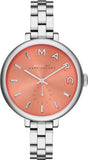  Shop Authentic Marc Jacobs Sally Orange Dial Silver Steel Strap Watch for Women - MBM3365 - Luxxuri