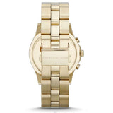  Shop Authentic Marc Jacobs Blade Chronograph Black Dial Gold Steel Strap Watch for Women - MBM3309 - Luxxuri