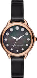  Shop Authentic Marc Jacobs Betty Mother of Pearl Black Dial Black Leather Strap Watch for Women - MJ1513 - Luxxuri
