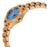  Shop Authentic Marc Jacobs Henry Dinky Blue Dial Rose Gold Steel Strap Watch for Women - MBM3204 - Luxxuri