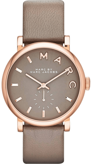  Shop Authentic Marc Jacobs Baker Grey Dial Grey Leather Strap Watch for Women - MBM1266 - Luxxuri