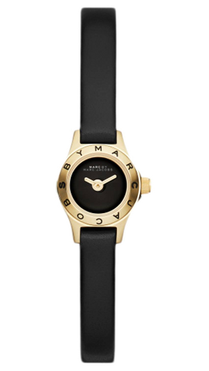  Shop Authentic Marc Jacobs Blade Black Dial Black Leather Strap Watch for Women - MBM1345 - Luxxuri