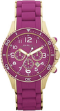  Shop Authentic Marc Jacobs Rock Chronograph Purple Dial Purple Silicone Strap Watch for Women - MBM2576 - Luxxuri
