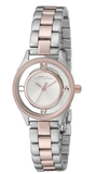  Shop Authentic Marc Jacobs Tether Transparent White Dial Two Tone Steel Strap Watch for Women - MBM3418 - Luxxuri