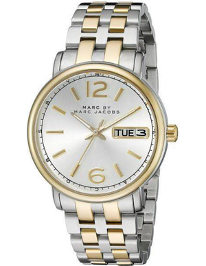 Shop Authentic Marc Jacobs Fergus Silver Dial Two Tone Steel Strap Watch for Women - MBM3426 - Luxxuri