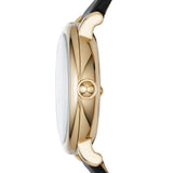  Shop Authentic Marc Jacobs Roxy White Dial Black Leather Strap Watch for Women - MJ1537 - Luxxuri