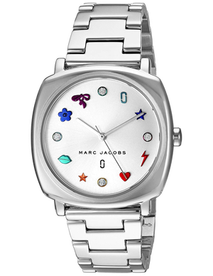  Shop Authentic Marc Jacobs Mandy Silver Dial Silver Steel Strap Watch for Women - MJ3548 - Luxxuri