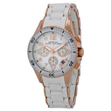  Shop Authentic Marc Jacobs Rock Chronograph White Dial White Silicone Strap Watch for Women - MBM2547 - Luxxuri