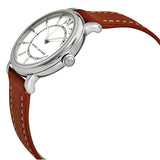  Shop Authentic Marc Jacobs Roxy Silver Dial Brown Leather Strap Watch for Women - MJ1572 - Luxxuri