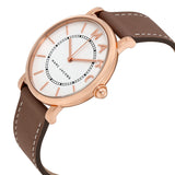  Shop Authentic Marc Jacobs Roxy White Dial Cement Brown Leather Strap Watch for Women - MJ1533 - Luxxuri