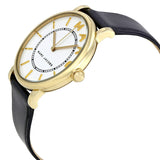  Shop Authentic Marc Jacobs Roxy White Dial Black Leather Strap Watch for Women - MJ1532 - Luxxuri