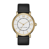  Shop Authentic Marc Jacobs Roxy White Dial Black Leather Strap Watch for Women - MJ1532 - Luxxuri