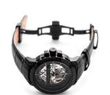  Shop Authentic Maserati Potenza Automatic Black Dial Black Leather Strap Stainless Steel Watch For Men - R8821119006 - Luxxuri