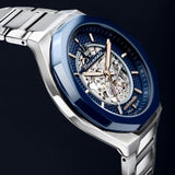  Shop Authentic Maserati Stile Automatic Skeleton Silver Dial Silver Steel Strap Watch For Men - R8823142004 - Luxxuri