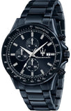  Shop Authentic Maserati SFIDA Chronograph Blue Dial Blue Steel Strap Watch For Men - R8873640023 - Luxxuri
