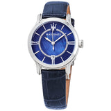  Shop Authentic Maserati Epoca Blue Dial Blue Leather Strap Watch For Women - R8851118502 - Luxxuri