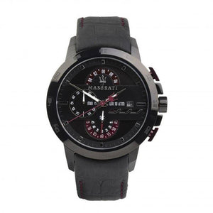  Shop Authentic Maserati Ingegno Chronograph Black Dial Black Leather Strap Watch For Men - R8871619003 - Luxxuri