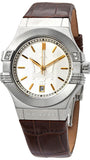  Shop Authentic Maserati Potenza Silver Dial Brown Leather Strap Watch For Women - R8851108506 - Luxxuri
