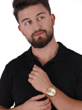  Shop Authentic Maserati Epoca Golden Dial Golden Mesh Bracelet Watch For Men - R8853118003 - Luxxuri
