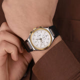  Shop Authentic Maserati Triconic Chronograph White Dial Black Leather Strap Watch For Men - R8871639004 - Luxxuri