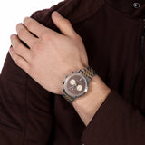  Shop Authentic Maserati Legend Chronograph 42mm Brown Dial Two Tone Steel Strap Watch For Men - R8873638003 - Luxxuri