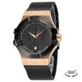  Shop Authentic Maserati Potenza Black Mesh Bracelet Black Dial Watch For Men - R8853108010 - Luxxuri