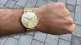  Shop Authentic Tissot Everytime Gent Gold Dial Gold Mesh Bracelet Watch for Men - T143.410.33.021.00 - Luxxuri