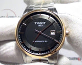  Shop Authentic Tissot Luxury Powermatic 80 Black Dial Silver Steel Strap Watch For Men - T086.407.22.051.00 - Luxxuri