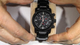  Shop Authentic Burberry Sport Chronograph Black Dial Black Steel Strap Watch for Men - BU7703 - Luxxuri