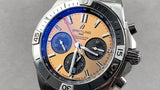  Shop Authentic Breitling Chronomat B01 42 Brown Dial Silver Steel Strap Watch for Men - AB0134101K1A1 - Luxxuri