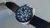  Shop Authentic Diesel BAMF Chronograph Black Dial Black Leather Strap Watch For Men - DZ7345 - Luxxuri