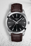  Shop Authentic Tissot Gentlemen Black Dial Brown Leather Strap Watch for Men - T127.410.16.051.01 - Luxxuri