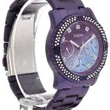  Shop Authentic Guess Confetti Diamonds Purple Dial Purple Steel Strap Watch for Women - W0774L4 - Luxxuri