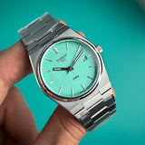  Shop Authentic Tissot PRX Quartz Light Green Dial Silver Steel Strap Watch for Men - T137.410.11.091.01 - Luxxuri