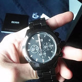  Shop Authentic Hugo Boss Talent Black Ceramic Dial Black Steel Strap Watch for Men - 1513581 - Luxxuri