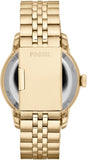  Shop Authentic Fossil Townsman Chronograph Skeleton Gold Dial Gold Steel Strap Watch for Men -  ME1137 - Luxxuri