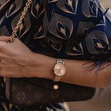  Shop Authentic Daniel Wellington Petite Rose Gold Dial Rose Gold Mesh Bracelet Watch For Women - DW00100470 - Luxxuri