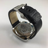  Shop Authentic Diesel BAMF Chronograph Black Dial Black Leather Strap Watch For Men - DZ7345 - Luxxuri