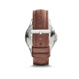  Shop Authentic Armani Exchange Hampton Chronograph Blue Dial Brown Leather Strap Watch For Men - AX2133 - Luxxuri