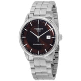  Shop Authentic Tissot Luxury Powermatic 80 Brown Dial Silver Steel Strap Watch For Men - T086.407.11.291.00 - Luxxuri