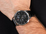  Shop Authentic Tommy Hilfiger Brad Chronograph Black Dial Black Leather Strap Watch For Men - 1710391 - Luxxuri