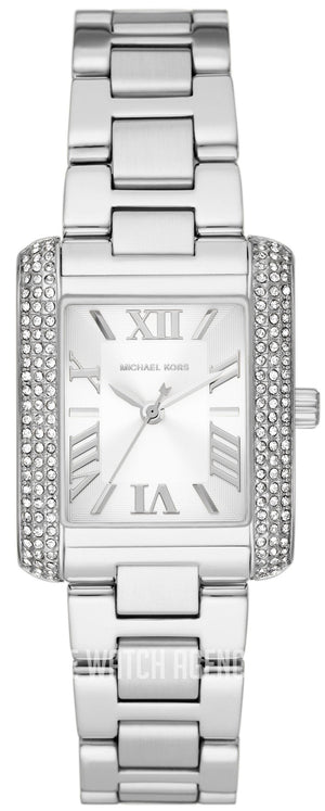 Shop Authentic Michael Kors Emery Three-Hand Crystals White Dial Silver Steel Strap Watch for Women - MK4642 - Luxxuri
