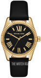  Shop Authentic Michael Kors Lexington Black Dial Black Leather Strap Watch For Women - MK4748 - Luxxuri