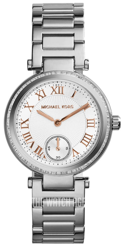  Shop Authentic Michael Kors Skylar Quartz White Dial Silver Steel Strap Watch For Women - MK5970 - Luxxuri