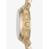  Shop Authentic Michael Kors Runway Mercer Analog Brown Dial Gold Steel Strap Watch For Women - MK6855 - Luxxuri