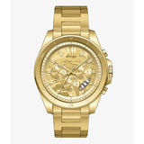  Shop Authentic Michael Kors Brecken Chronograph Gold Dial Gold Steel Strap Watch For Men - MK8934 - Luxxuri