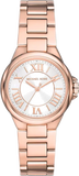  Shop Authentic Michael Kors Camille Quartz White Dial Rose Gold Steel Strap Watch For Women - MK7256 - Luxxuri
