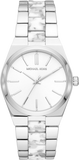  Shop Authentic Michael Kors Channing Quartz White Dial Two Tone Steel Strap Watch For Women - MK6649 - Luxxuri