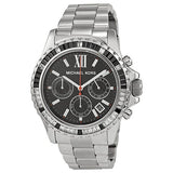  Shop Authentic Michael Kors Everest Chronograph Black Dial Silver Steel Strap Watch For Women - MK5753 - Luxxuri