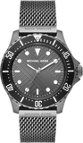  Shop Authentic Michael Kors Everest Quartz Grey Dial Grey Mesh Bracelet Watch For Men - MK9093 - Luxxuri